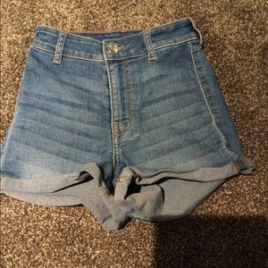 High waisted shorts